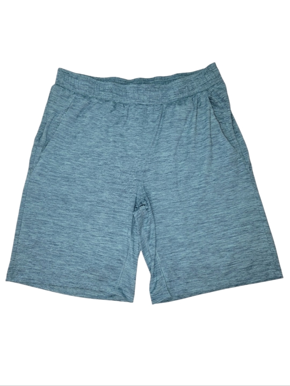Men's All In Motion Soft Stretch Short 9" Teal Heather Size Medium